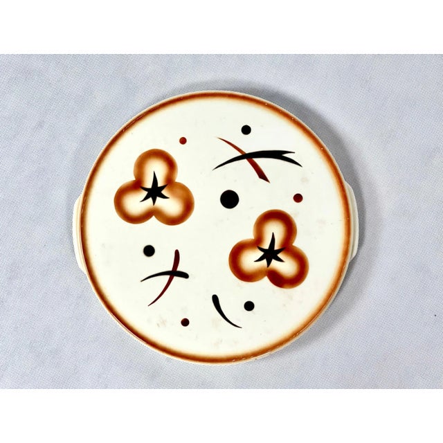 Art Deco Ceramic Cake Plate from Meissen, 1930s, in Flawless conditions. Designed 1920 to 1949 This piece has an...