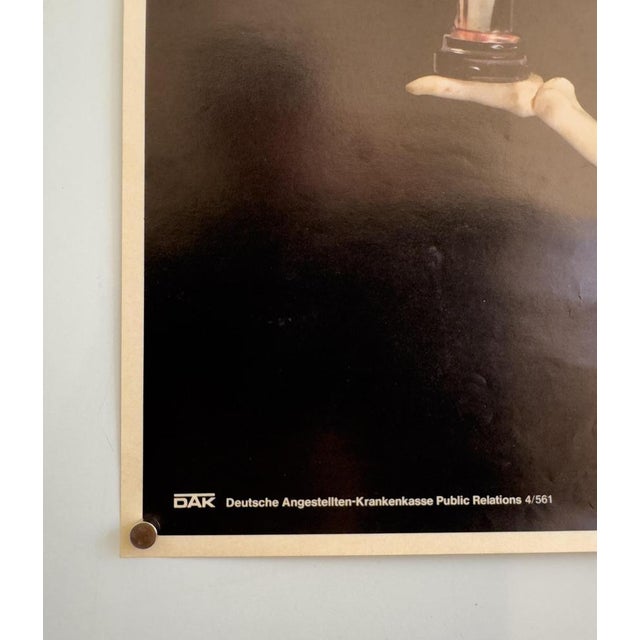 Paper The Shot with the Real Bleach Original Industrial Poster, 1970 For Sale - Image 7 of 9