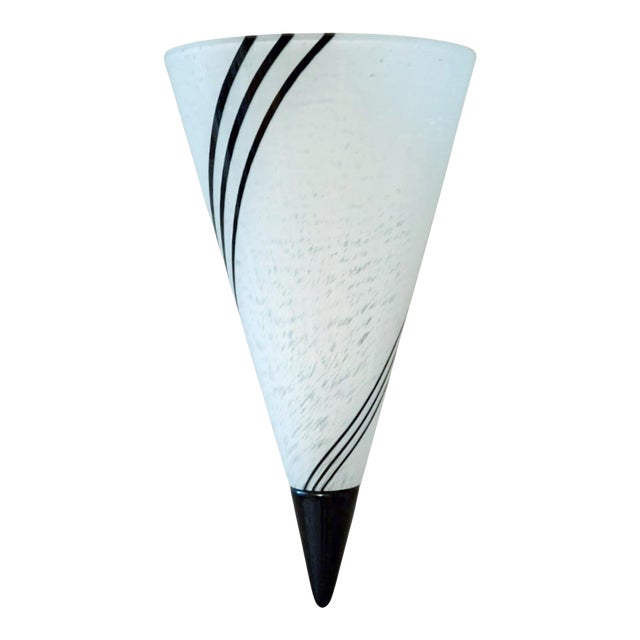 20th Century Murano Cone Sconce For Sale