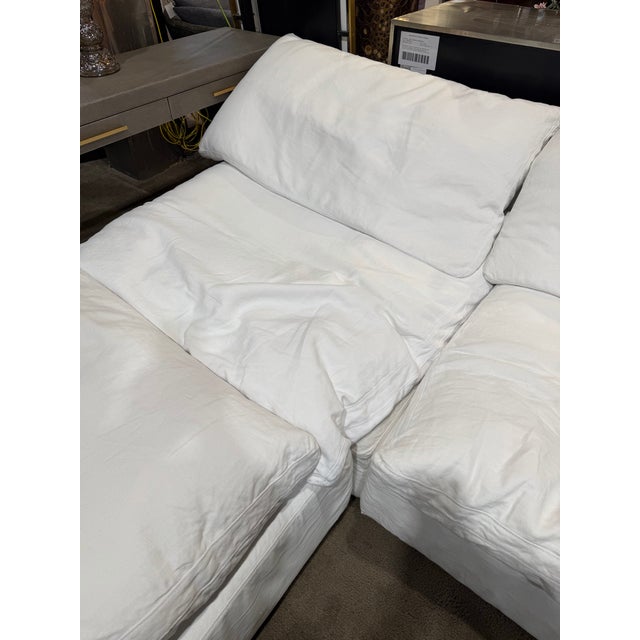 Restoration Hardware Restoration Hardware Modular Cloud Sofa For Sale - Image 4 of 5