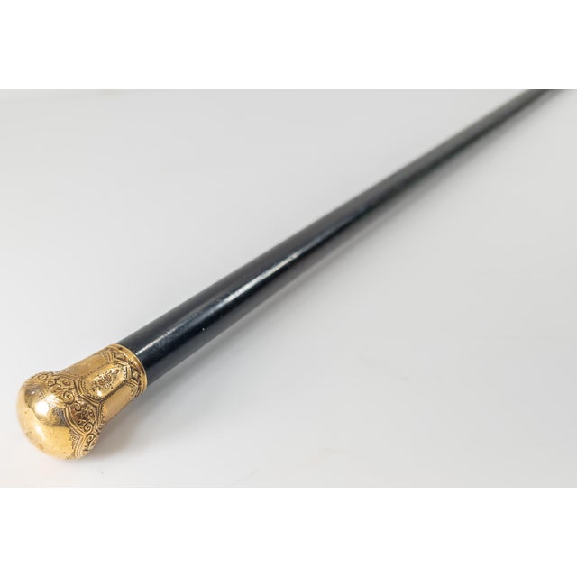 We are selling this nice mid 19th century gold filled cane or walking stick. This nice cane is probably circa 1865 and...