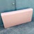 Postmodern Pink Gloss Laminate Waterfall Nightstands With Queen Headboard Set - 3 Pieces For Sale - Image 4 of 12
