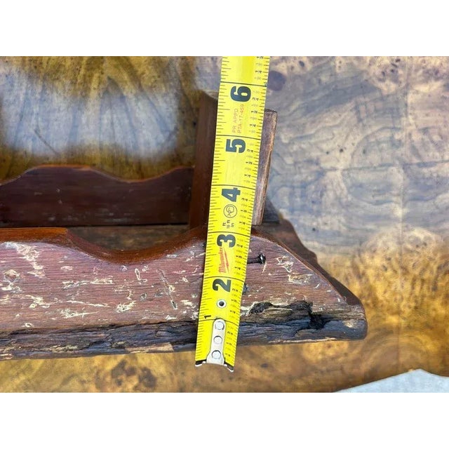 19th Century Cricket Stool Joined by Wooden Nails For Sale - Image 10 of 10