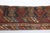 Navy Blue Antique Decorative Multi Color Tone Persian Rug Pillow Cushion Cover -16'' X 44'' For Sale - Image 8 of 10