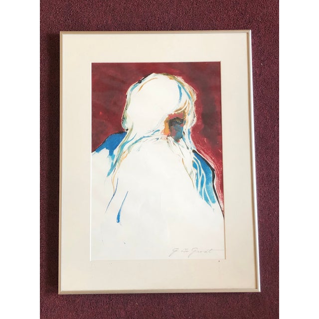 Original Watercolor Painting by California Artist George De Groat For Sale - Image 11 of 11