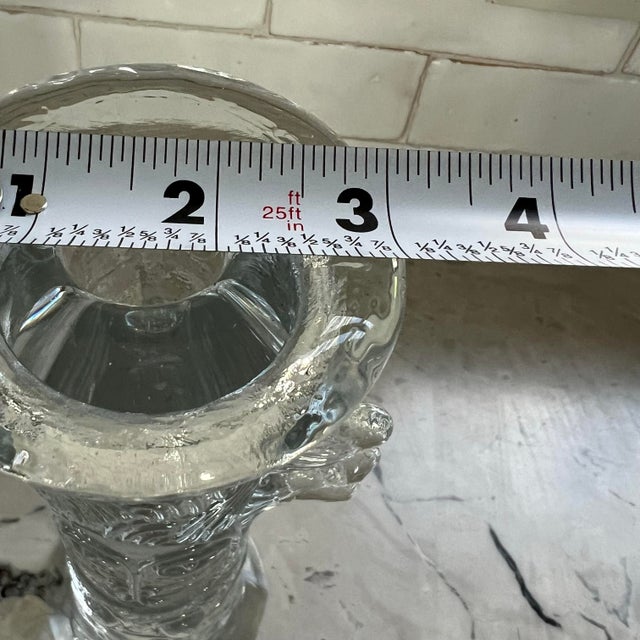 Collection of 5 Vintage Bertil Vallien Kosta Glass Angel Candle Holders Sweden 70s For Sale - Image 10 of 12