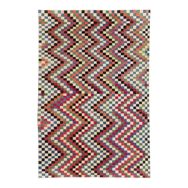 Galerie Shabab Collection Mid-20th Century Turkish Anatolian Accent Rug For Sale
