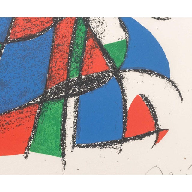 Printmaking Materials Joan Miro "Lithograph Iv" Lithograph, 1975 For Sale - Image 7 of 11