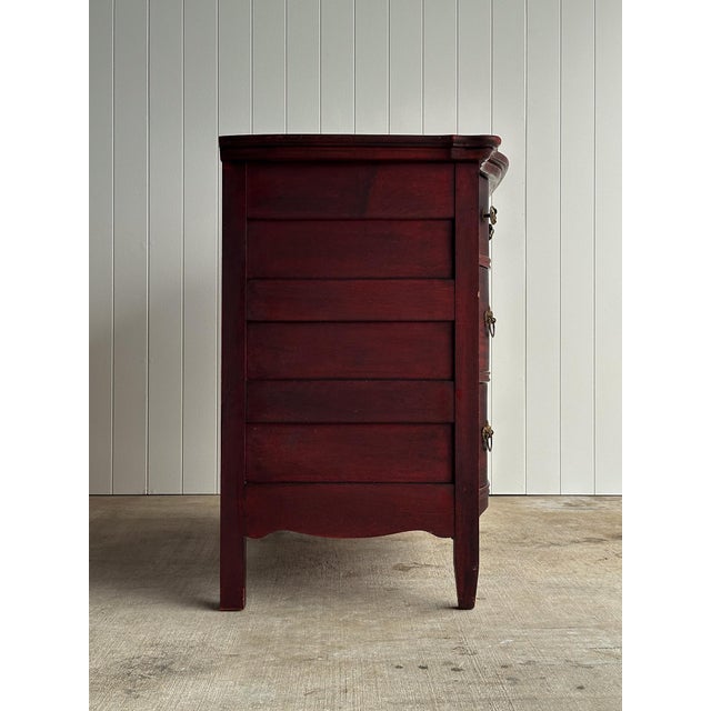 Antique Serpentine Mahogany Chest of Drawers, C. 1890 For Sale - Image 11 of 13
