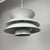 Danish White Pendant Light, 1980s For Sale - Image 4 of 9