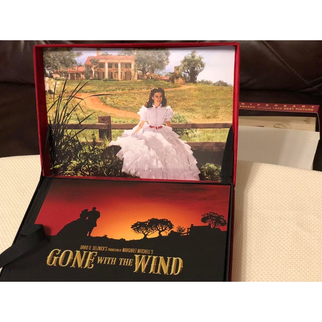 Textile 1939 "Gone With the Wind" Ultimate Collector’s Estate Bundle - 70th Anniversary Box Set, Deluxe VHS & 5 Display Figurines For Sale - Image 7 of 17