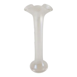 20th Century American Steuben Verre De Soie Art Glass Vase