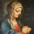Italian School, Painting of the Madonna in Prayer, Oil on Canvas For Sale - Image 3 of 10