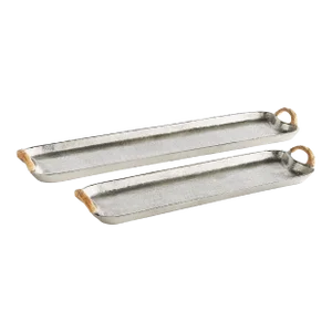 Helena Decorative Long Trays, Set Of 2
