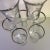 Transparent Vintage French Crystal Platinum Rim Cocktail Glasses - Set of 7 For Sale - Image 8 of 13