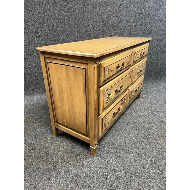 Paint Decorated Regency Dresser For Sale - Image 4 of 11