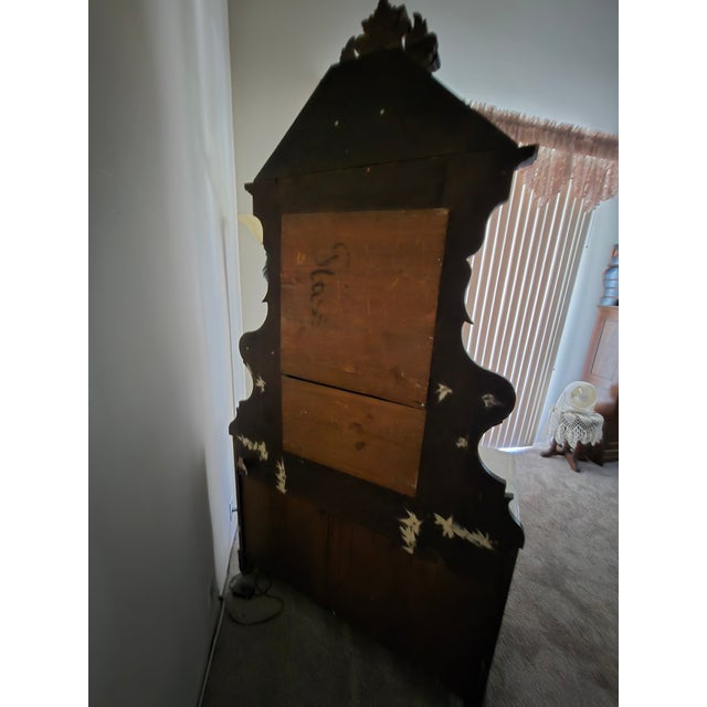 Wood 19th-Century Victorian Renaissance Revival Drop-Center Dresser For Sale - Image 7 of 7
