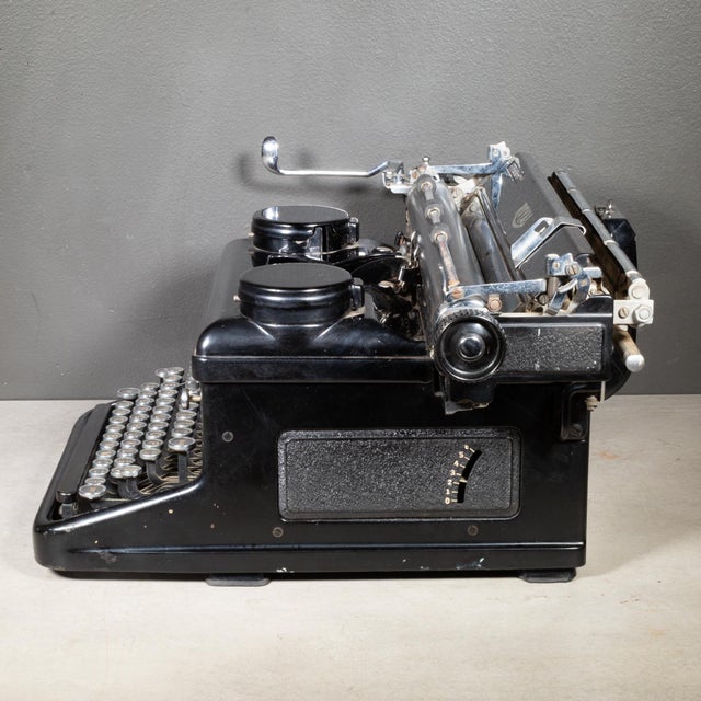 Antique Royal Standard Typewriter With Ribbon Covers c.1938 For Sale - Image 4 of 7