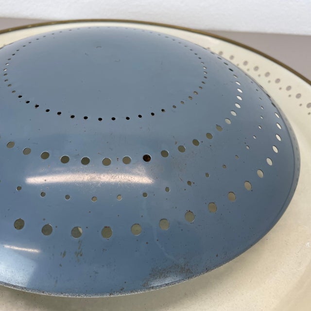 Blue Ceiling Light by Ernest Igl for Hillebrand, Germany, 1950s For Sale - Image 8 of 18