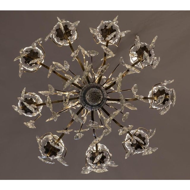 19th Century French Cut Crystal 16 Light Chandelier, 1890s For Sale - Image 9 of 12
