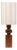 Large Pine Table Lamp by Uno & Östen Kristiansson for Luxus, Sweden, 1970s For Sale