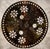 Mid 20th Century ncredible 6-Light Midcentury French Chandelier After Maison Baguès, Paris For Sale - Image 10 of 18