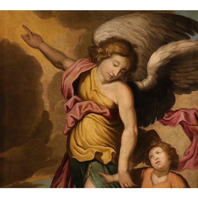 Alonso Cano, The Guardian Angel, 1650, Oil on Canvas For Sale - Image 11 of 15