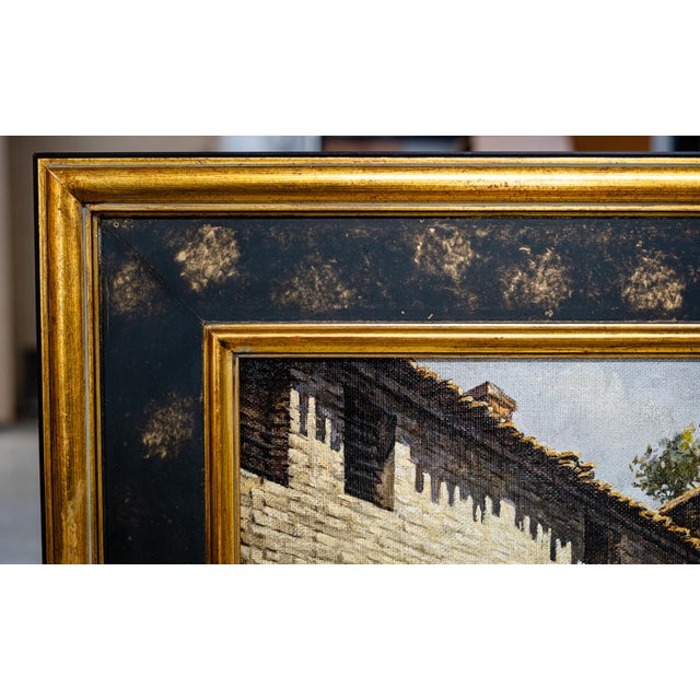 1990s Bucolic Country Barnyard Scene by Tataya Sum For Sale - Image 4 of 6