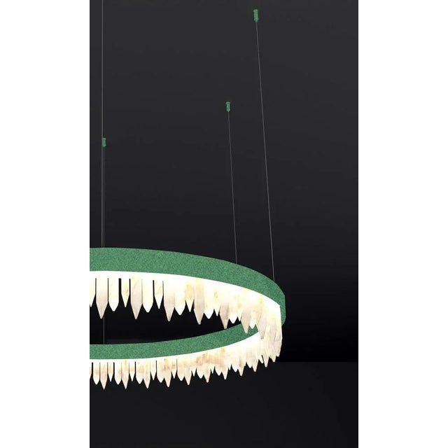 Contemporary Uranano Freedom Green 80 Pendant Light 1 by Alabaster For Sale - Image 3 of 8