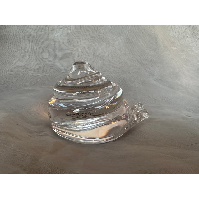 Mid-Century Modern Göran Wärff Kosta Boda Art Glass Snail Sculpture For Sale - Image 3 of 14