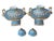 Pair of Sèvres Style Celestial Blue Porcelain Urns. Early 20th Century, France. For Sale In Los Angeles - Image 6 of 12