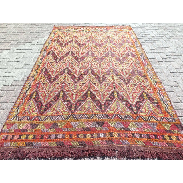 This beautiful rug is from the southern of Turkey Kas Nomads. About 60 years old. It is handmade with pure wool only and...
