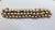 Mid 1960s goldtone machines balls on a mesh back charm bracelet with fold over clasp. Marked "NAPIER" on the back of the...