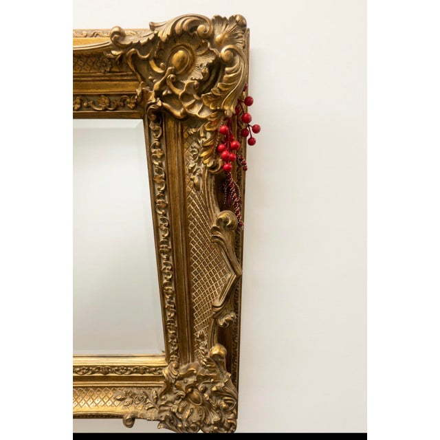 Add grand, timeless elegance to your space with this magnificent large-scale wall mirror. Heavily influenced by classic...