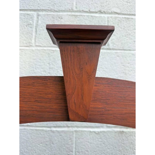 Wood Antique Arts and Crafts Hall Tree, Umbrella Stand For Sale - Image 7 of 16