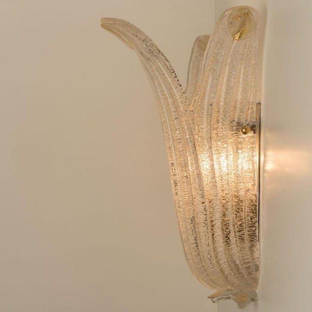 Murano Glass Wall Sconce in the style of Barovier & Toso, Italy, 1970s For Sale - Image 12 of 15