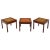 Mid 20th Century Brown and Saltman Set of Three End Side Tables in Dark Oiled Walnut Art Tile Top For Sale - Image 13 of 13