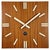 Vintage Brown Wooden Wall Clock from Pragotron, 1980s For Sale - Image 16 of 16