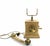 Vintage telephone is an original design object realized in the 1930s/40s. A brass and wood vintage telephone. Fair...