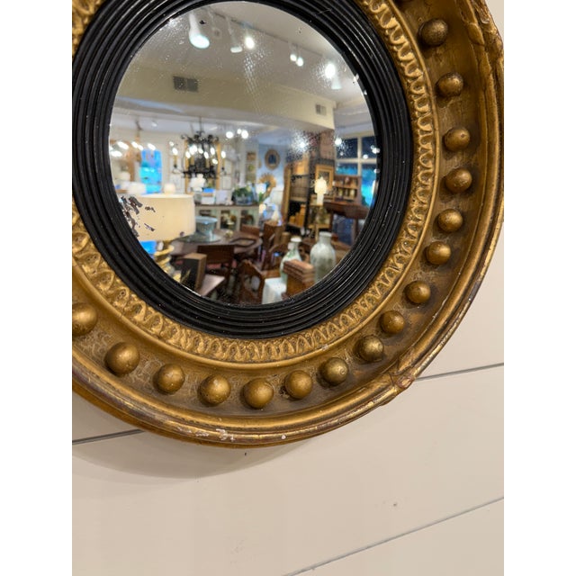 19th Century English Convex Mirror For Sale In Nashville - Image 6 of 9