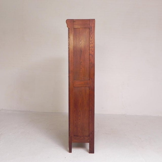 Brown Roller Shutter Cabinet, 1930s For Sale - Image 8 of 18