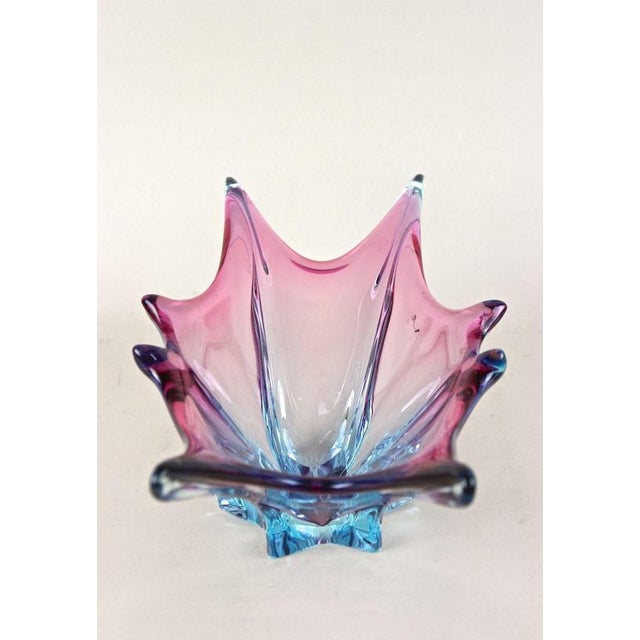 1960s Vintage Murano Sommerso Glass Bowl, 1960 For Sale - Image 5 of 18