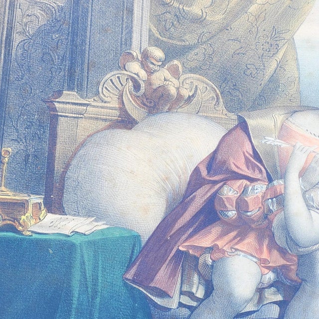 The Loves of Francis I, Colored Engravings, 1800s, Set of 2 For Sale - Image 18 of 18