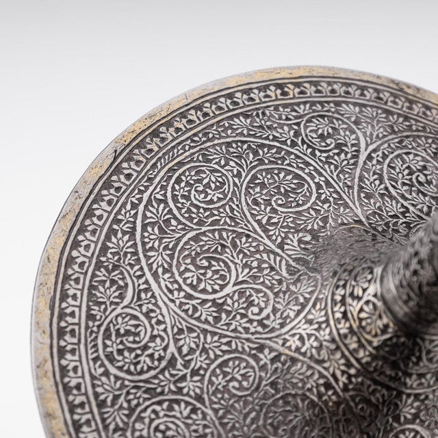 Antique 20th Century Indian Silver Shawl Wine Goblets, 1900s, Set of 2 For Sale - Image 16 of 18