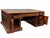 Solid Mahogany Wood Hand Carved Office Executive Large Resolute/President Desk For Sale - Image 9 of 12