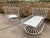 Mid 20th Century Mid 20th Century Woodard Patio Chaise and Lounge Chair, Attributed to Herbert Saiger - Set of 2 For Sale - Image 5 of 12