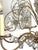 Gold Vintage Brass Lead Crystal Chandelier from Palwa, 1960s For Sale - Image 8 of 18
