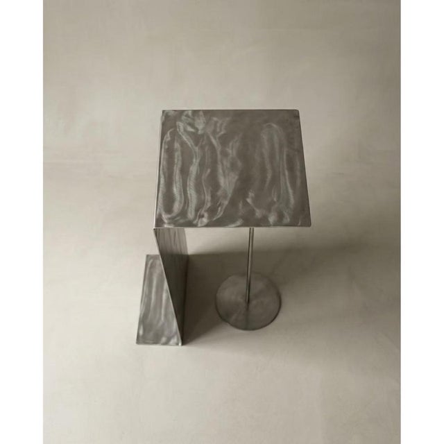 Not Yet Made - Made To Order Tacco Cocktail Table in Stainless Steel by Metalmorphosis Studio For Sale - Image 5 of 8