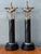 Vintage Black Lucite Column Lamps - A Pair For Sale - Image 9 of 12