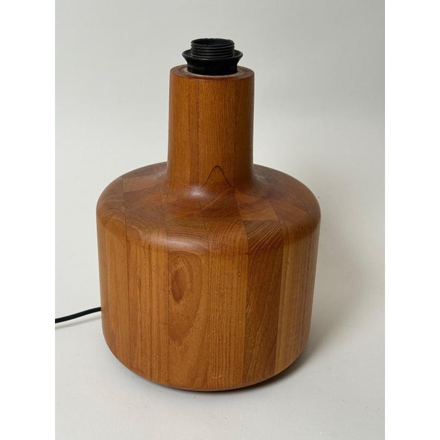 1960s Teak Table Lamp from Bestform, Denmark, 1960s For Sale - Image 5 of 14